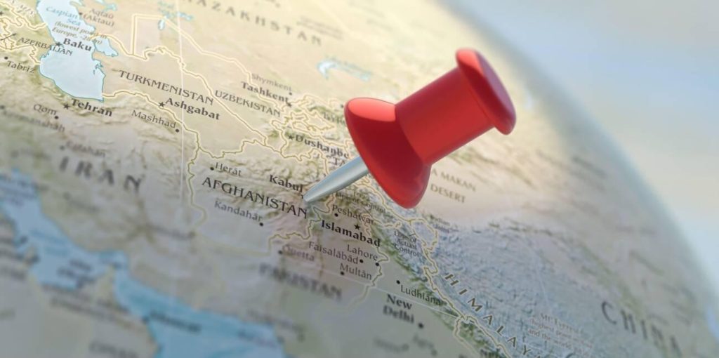 Map highlighting Pakistan, the home of diverse and flavorful Pakistani cuisine