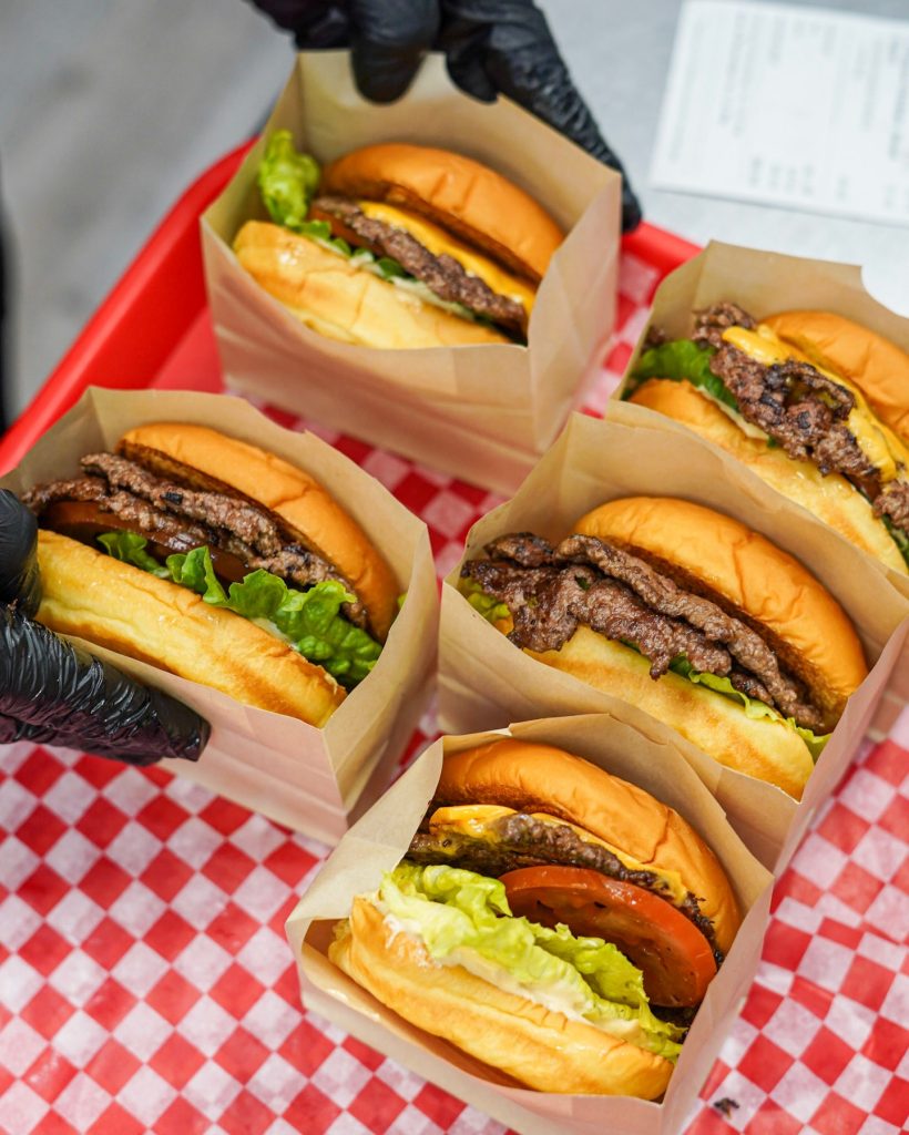 Close-up food presentation