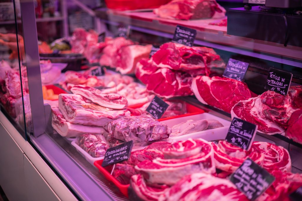 A shelf in a Canadian store displays products with different labels.