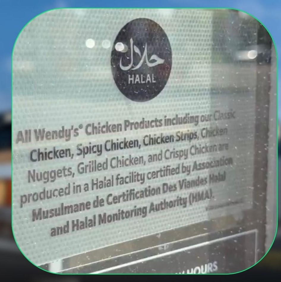 The Official Wendy’s Halal Certification