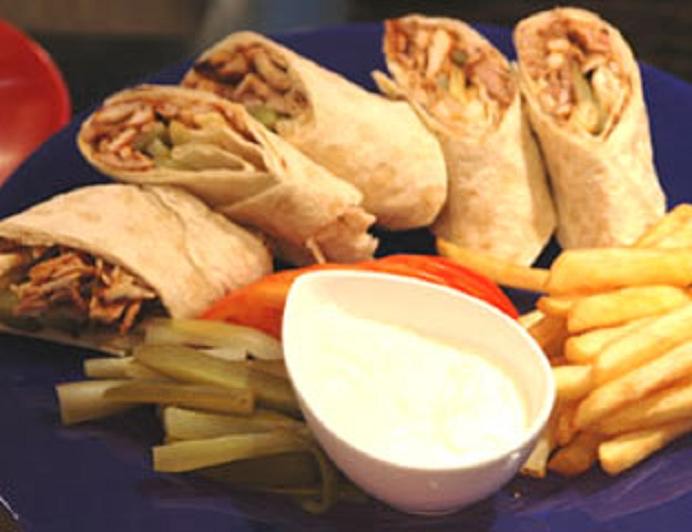 Food served at Charc Shawarma Hamilton