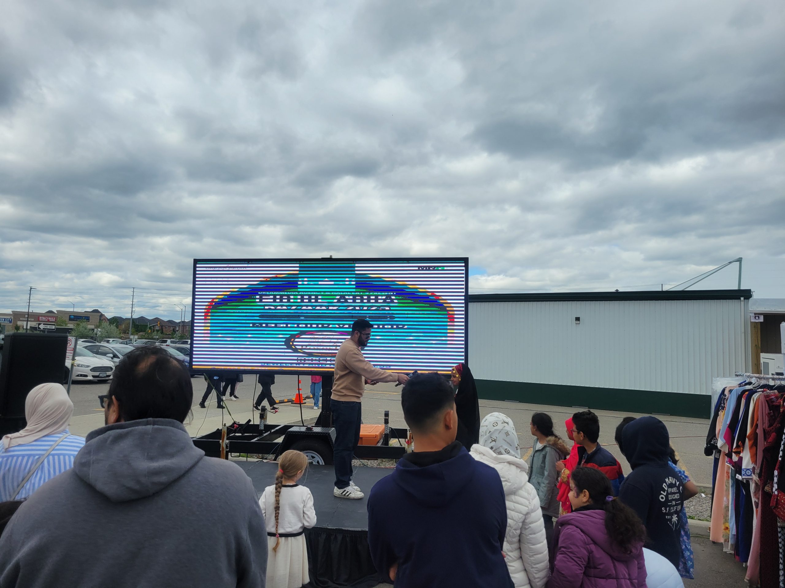 Outdoor stage at Taste of Mississauga festival