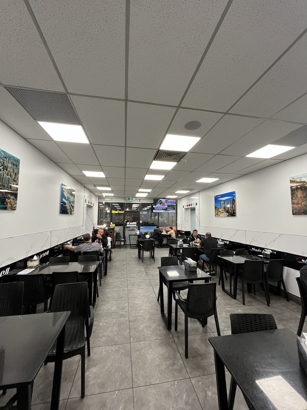 Dining area at Ghadir Meat and Restaurant Scarborough