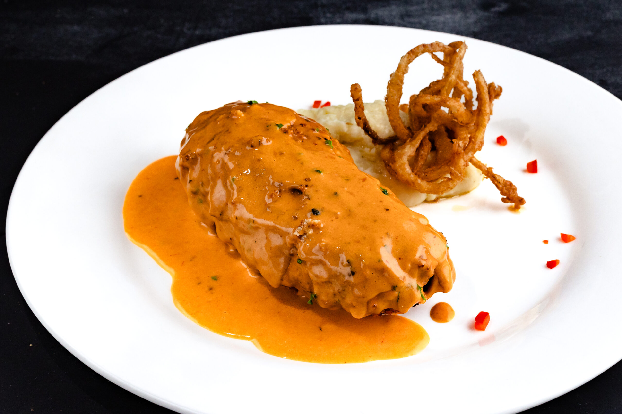 KS² chicken entrée with sauce