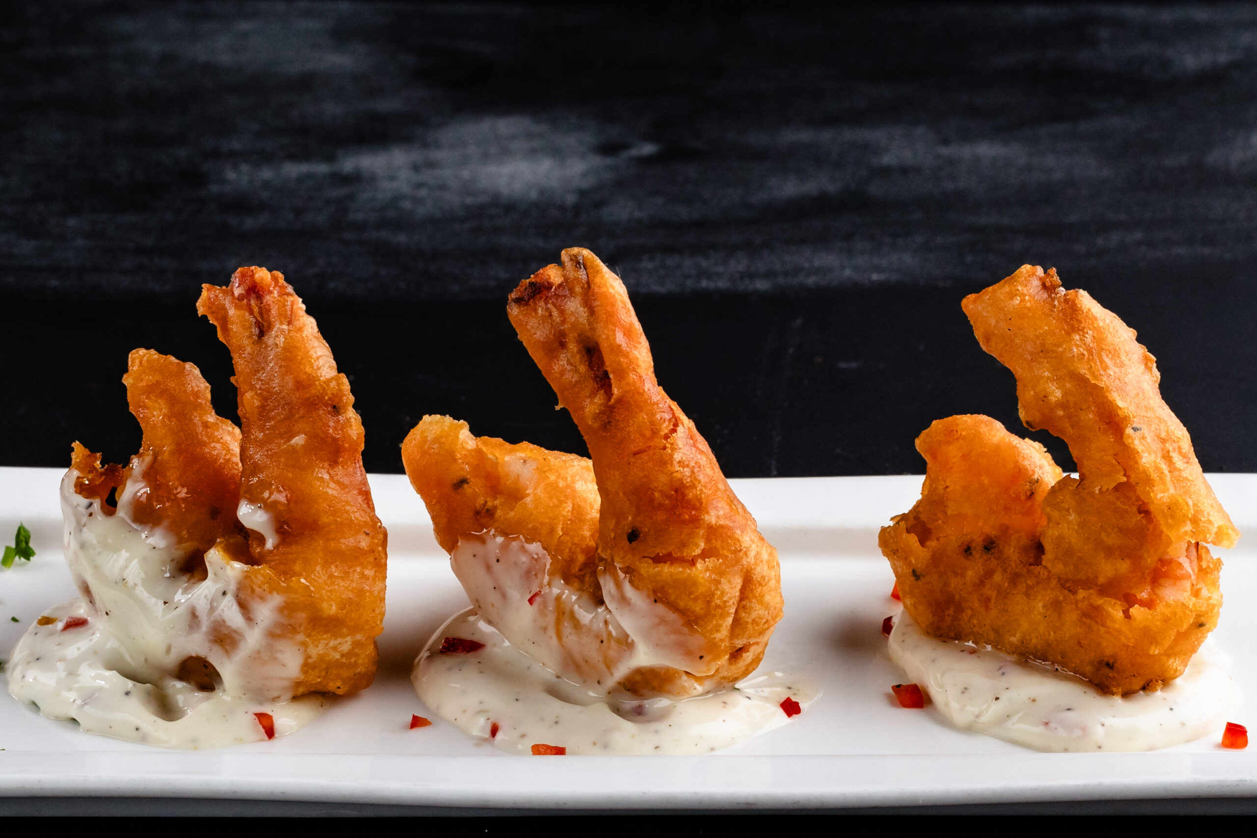 KS² crispy shrimp appetizer
