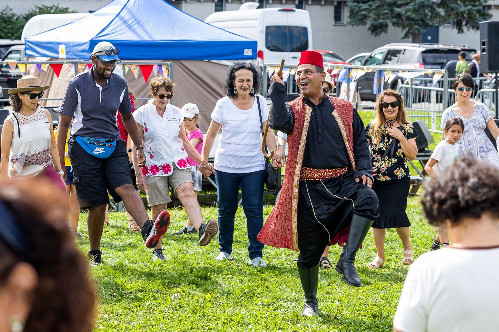 Lebanese dabké workshop at Festival Orientalys in Montréal
