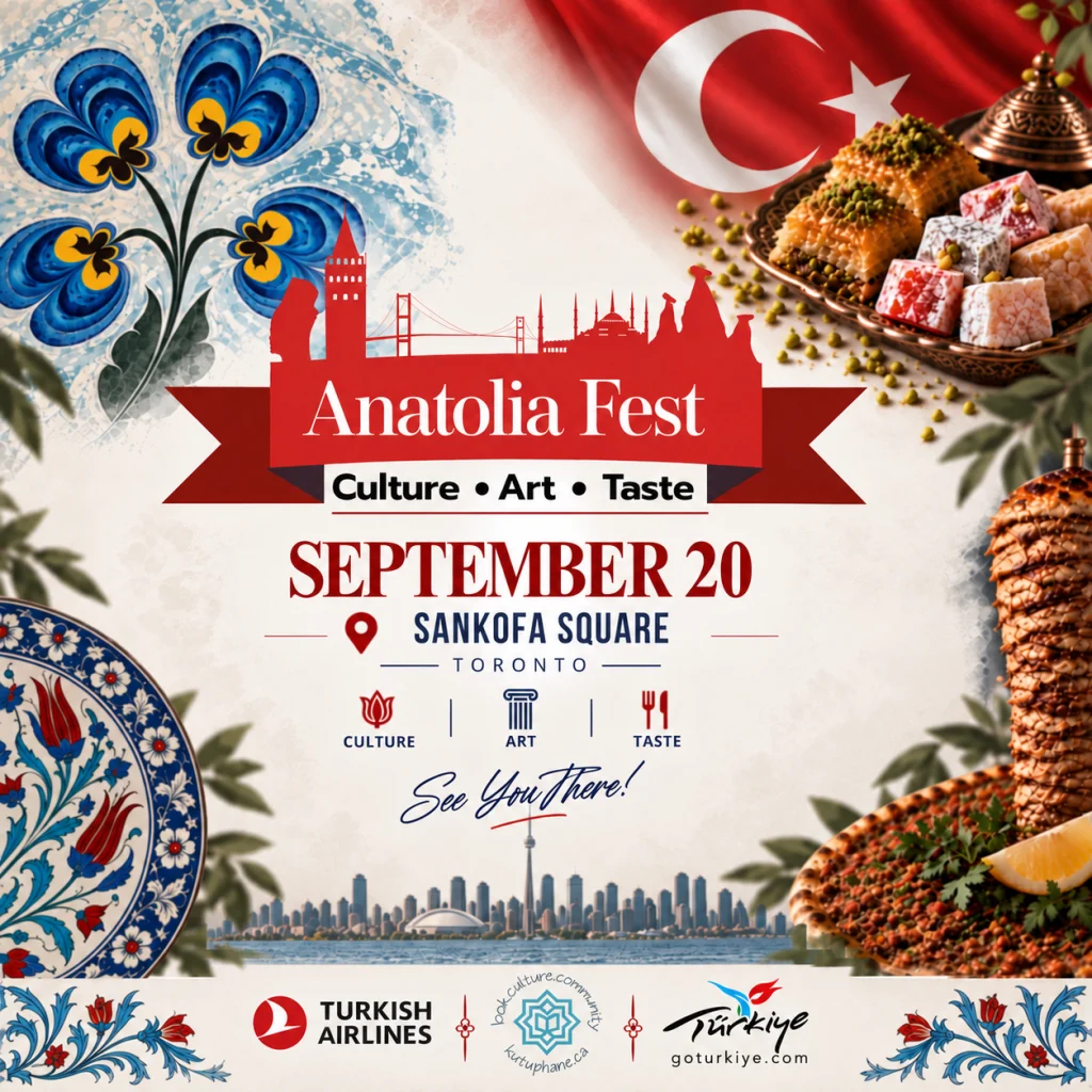 Anatolia Fest 2026 Brings Turkish Food and Culture to Toronto