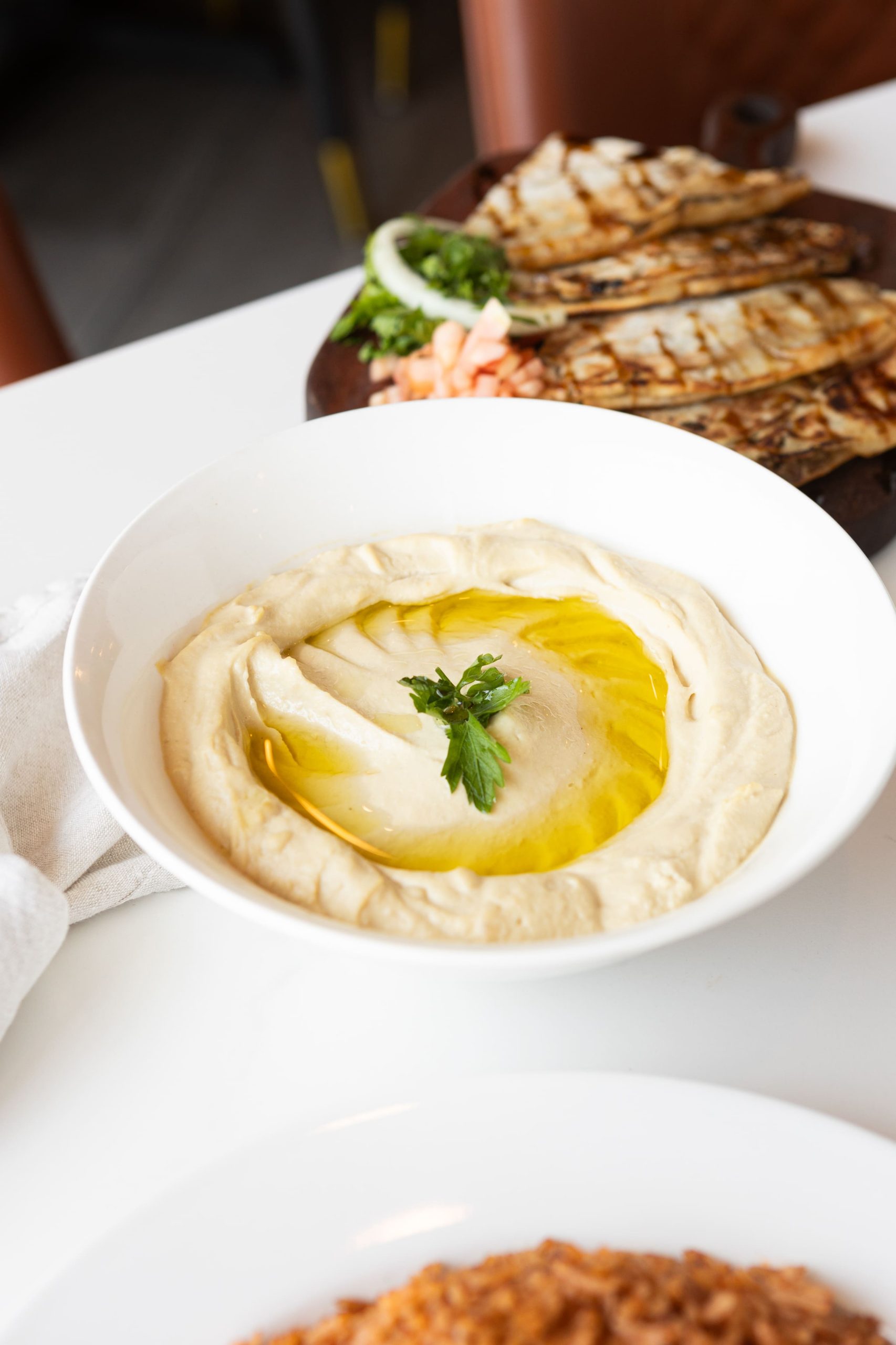 Hummus at Laheeb Grill