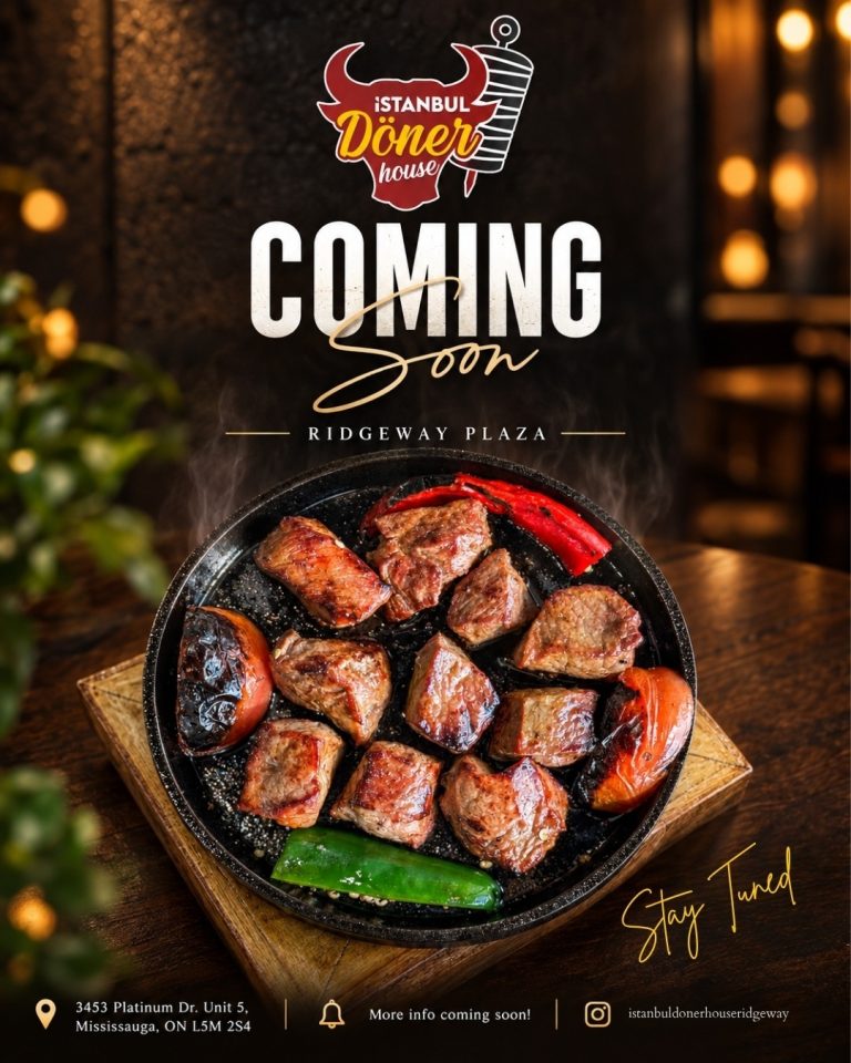 Istanbul Doner House Is Coming Soon to Ridgeway Plaza in Mississauga