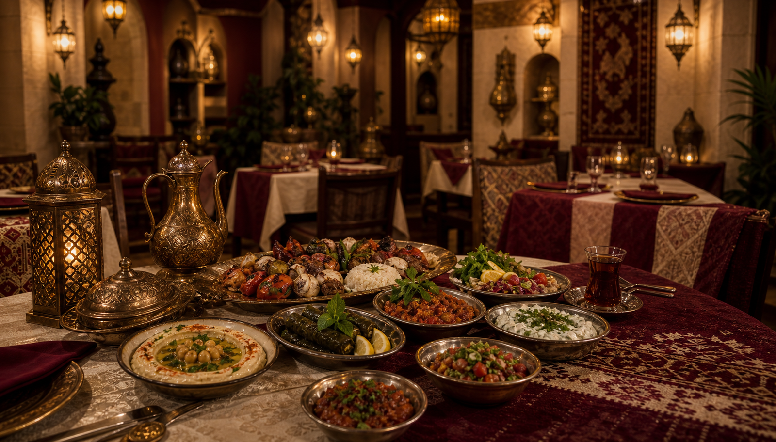 Traditional Turkish dining at Saray Turkish Cuisine