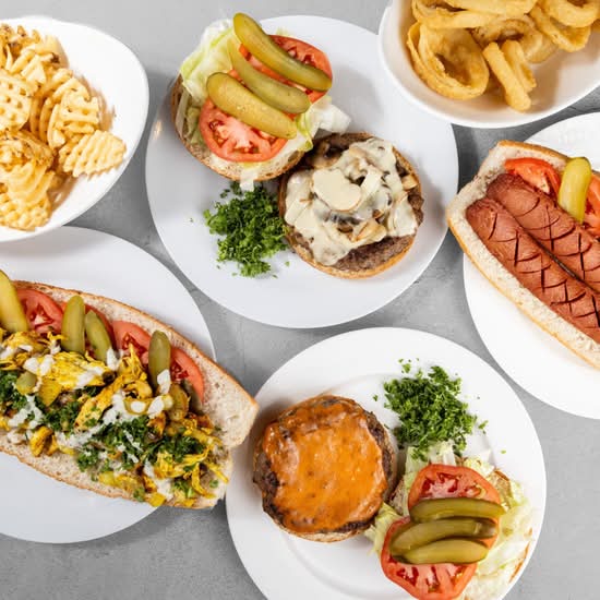 Burgers and sandwiches at Baba's Burgers in Markham