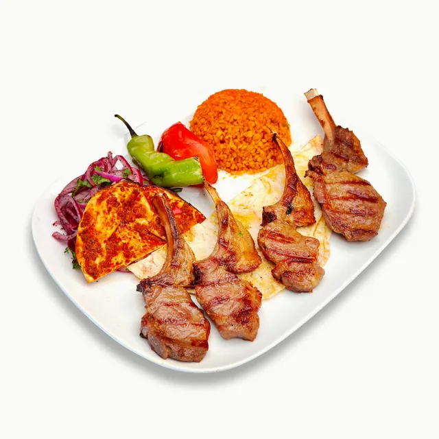 Grilled lamb chops at Mabelle Restaurant & Bakery